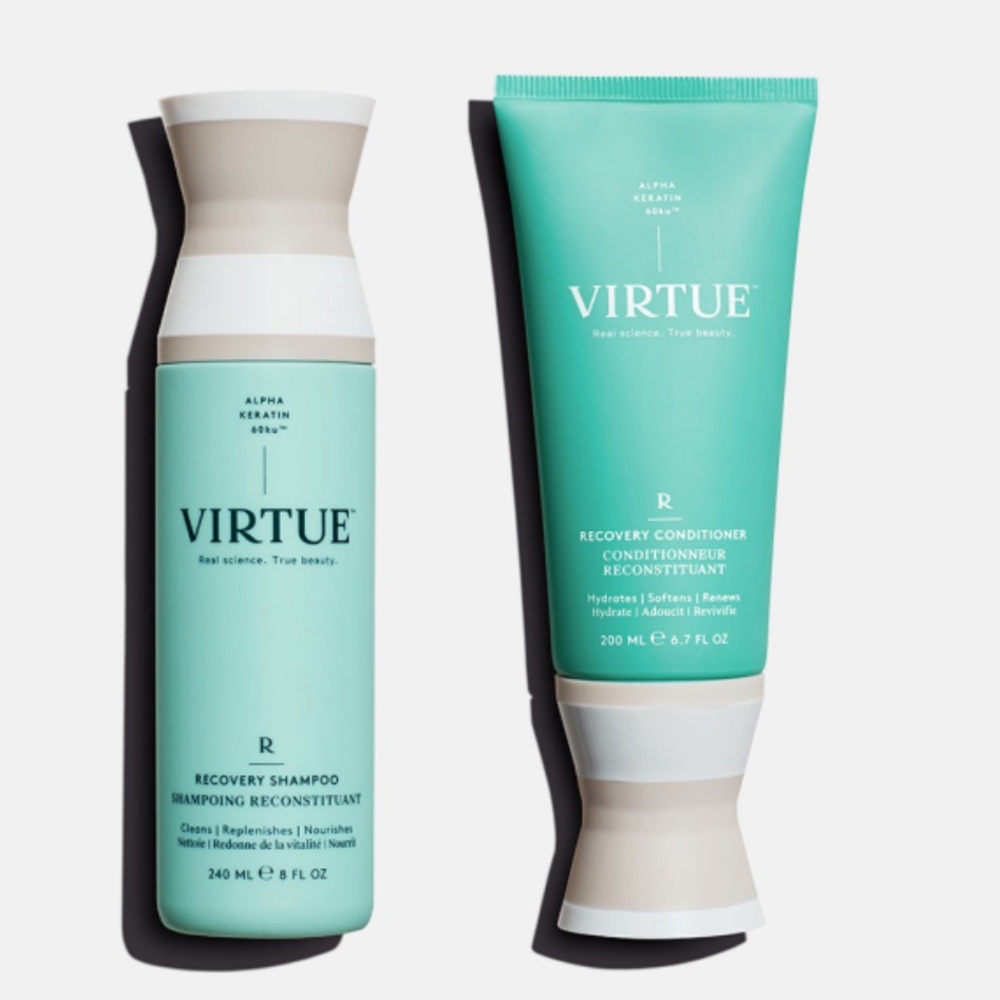 Virtue Recovery Shampoo and Conditioner Set - Green